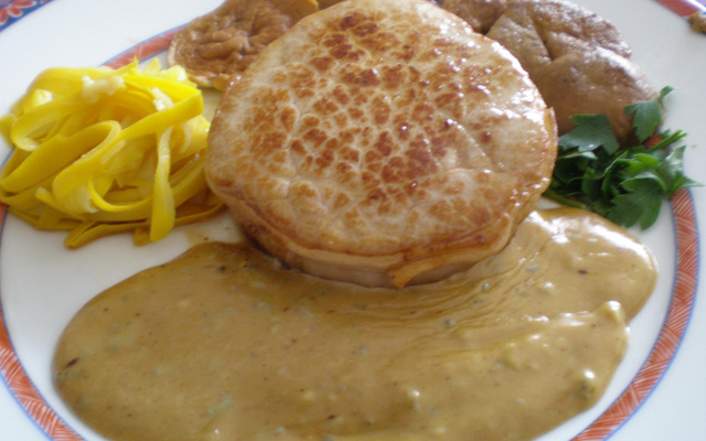 Grenadin de veau sauce moutarde