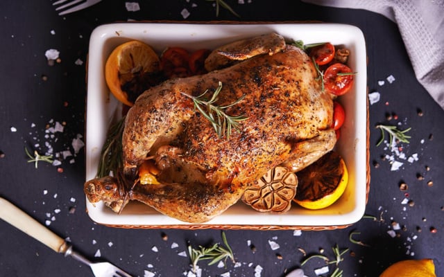 Chapon de Noël de 5 heures