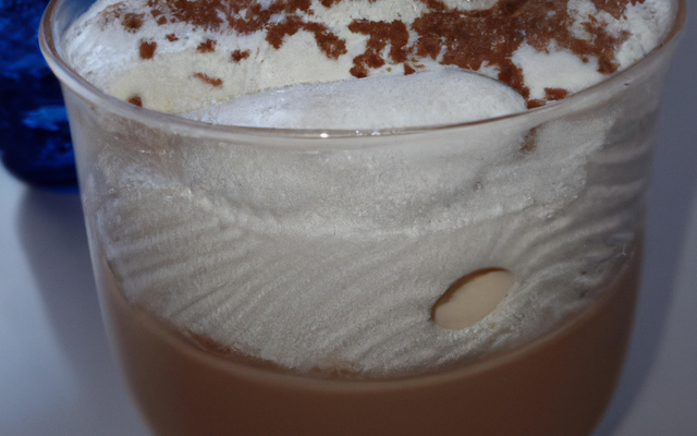 Espuma de chocolat blanc facile