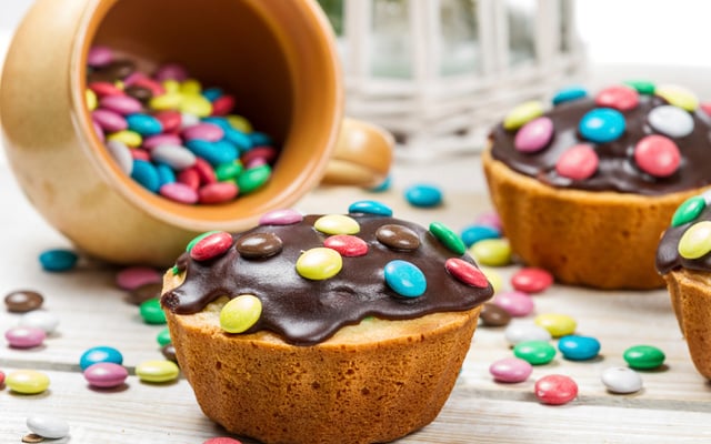 Cupcakes aux smarties