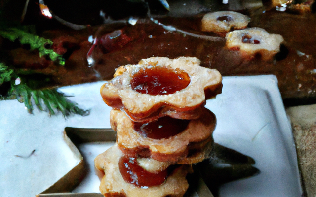 Sablé de Noël à la confiture