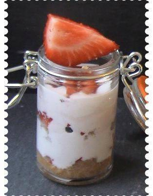 Minis tiramisus aux fraises