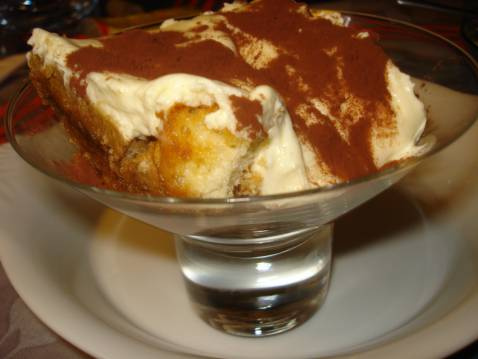 Verrine de tiramisu à la mangue