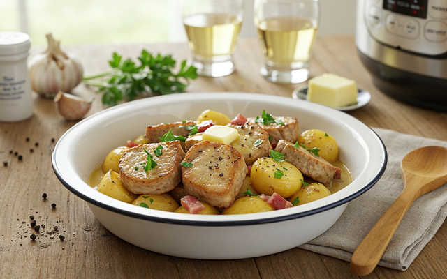 Sauté de porc à l'autocuiseur