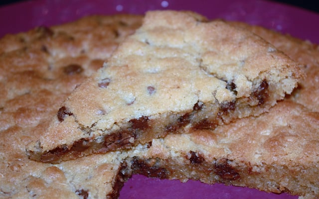 Cookies géant aux pépites de chocolat