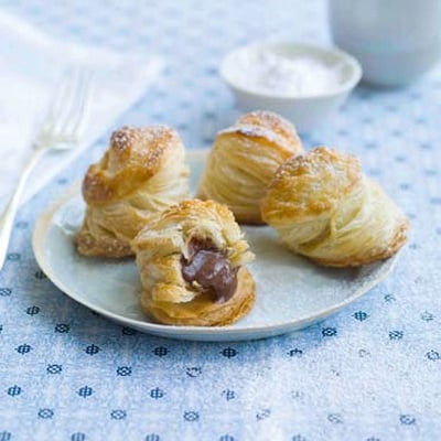 Bonbons feuilletés banane chocolat