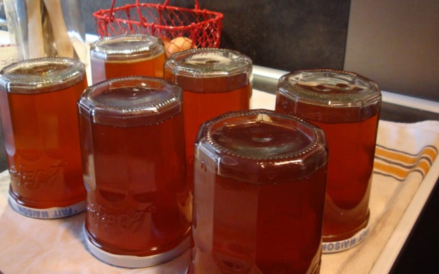 Véritable gelée de poires bio à l'ancienne