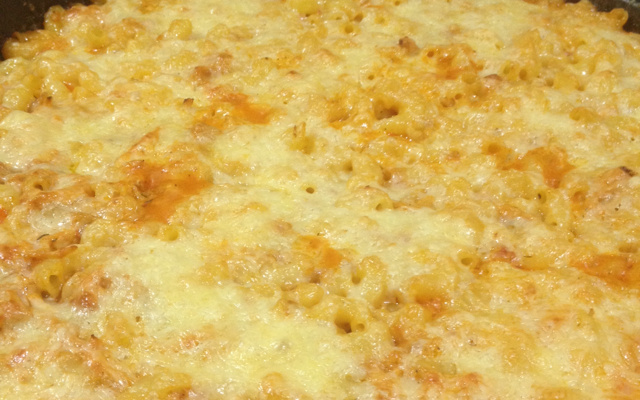 Gratin de pâtes au poulet