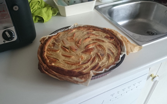 Tarte aux pommes et cannelle
