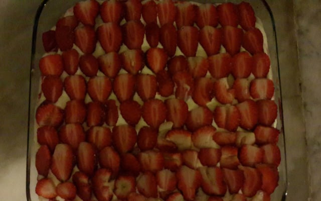Tiramisu aux fraises