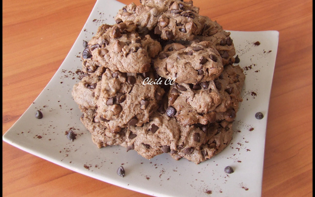 Cookies chocolat aux 2 pépites