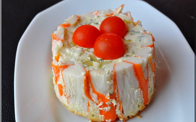 Mousse surimi courgette