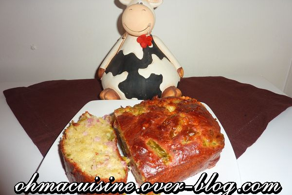 Cake raclette et asperges
