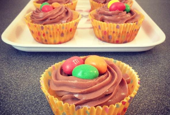 Cupcakes aux m&m's maison
