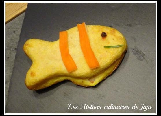 Flans au crabe et surimi