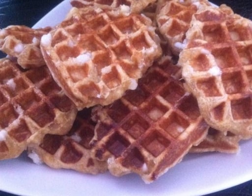 Mini-gaufres aux pommes