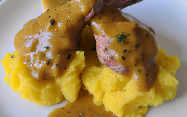 Lapin à la moutarde et sa sauce onctueuse