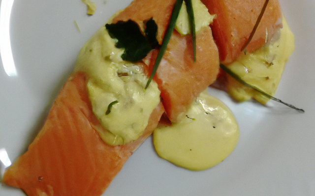 Saumon trop bon au beurre blanc à la vanille