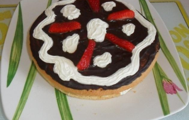 Fraisier à la chantilly