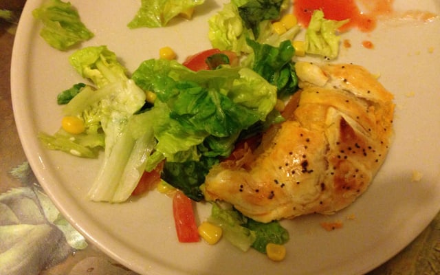 Croissants au saumon fumé et crème fraîche