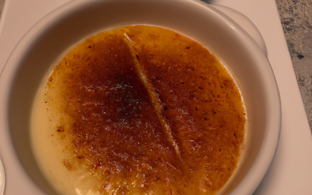 Crème brûlée généreuse à la vanille