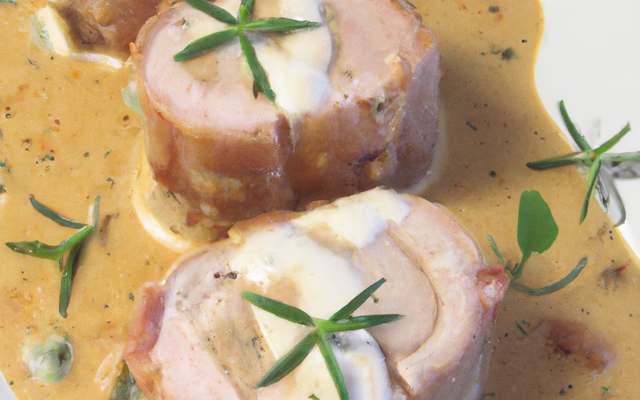 Filet mignon de porc au maroilles crème fraîche