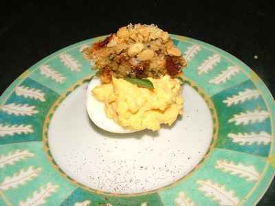 Œuf mimosa au piment d'Espelette