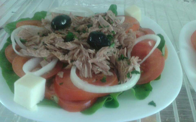 Salade de poivrons au thon