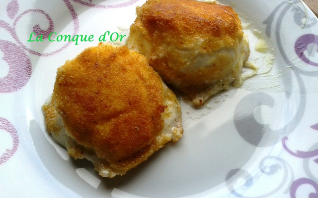 Chaud-froid de mozzarella frite
