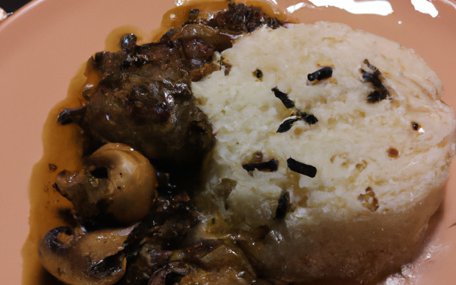 Riz au lapin et aux escargots