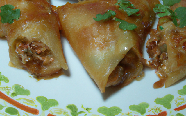 Nems au poulet au Saint Môret