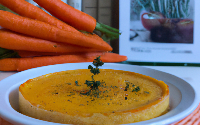 Flan de carottes cumin orange