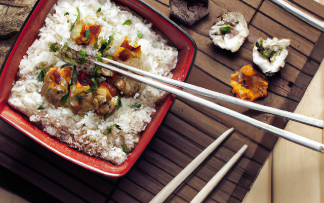 Riz à la japonnaise aux knackis