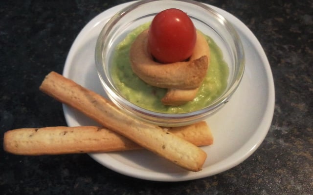 Verrine tomate-guacamole