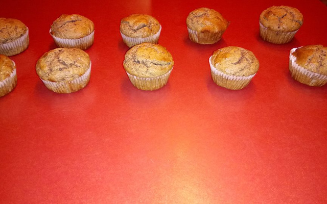 Muffin à la farine de noisette