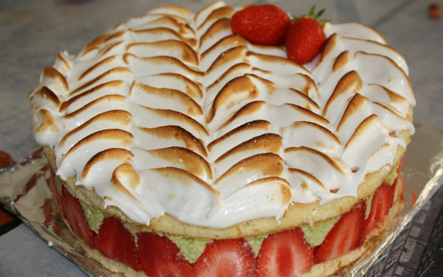 Fraisier pistache