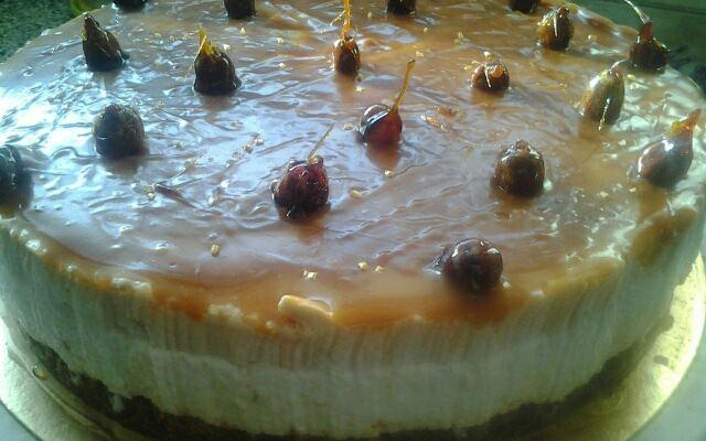Entremets pommes et caramel au beurre salé