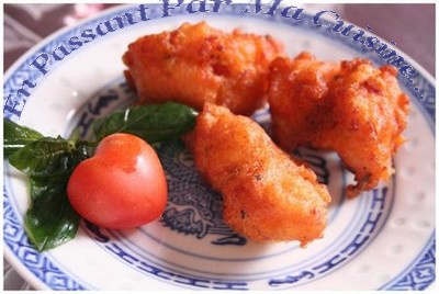 Beignets soufflés de tomates au jambon