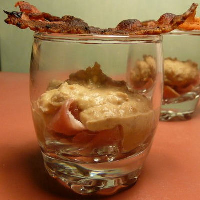 Verrines Lentilles-Jambon