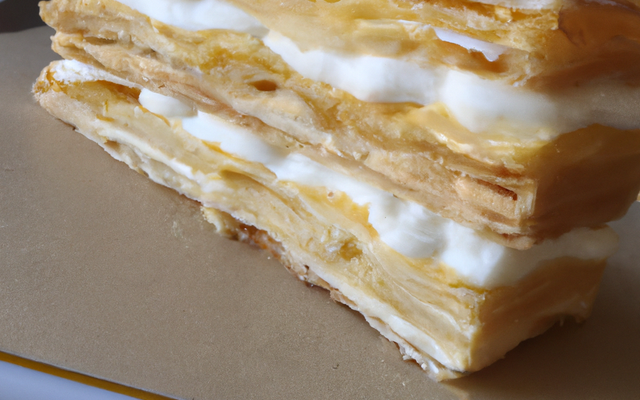 Mille-feuille à la vanille