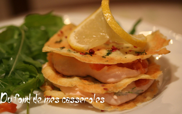 Mille feuille de saumon de Norvège