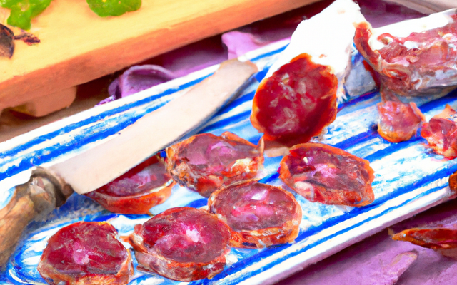 Saucisson au roquefort