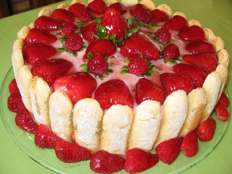 Charlotte aux framboises