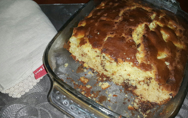 Cake pomme chocolat