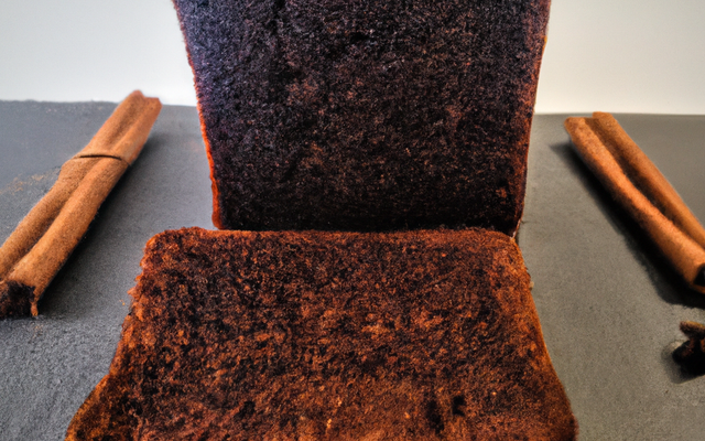 Délice de pain d'épice au chocolat noir