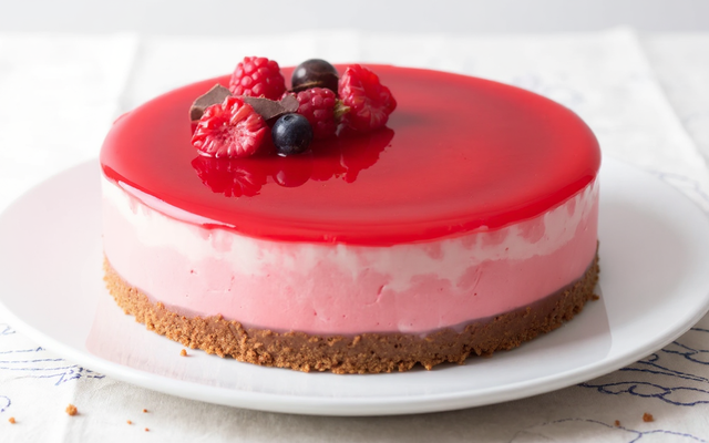 Bavarois fraises speculoos