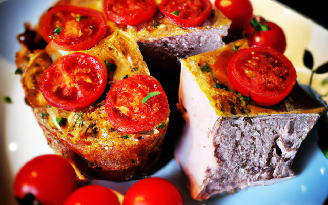 Cake au thon et tomate