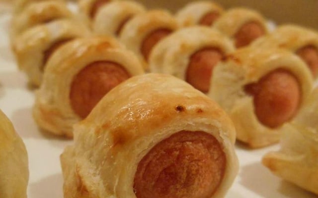 Feuilletés apéritifs aux knackis