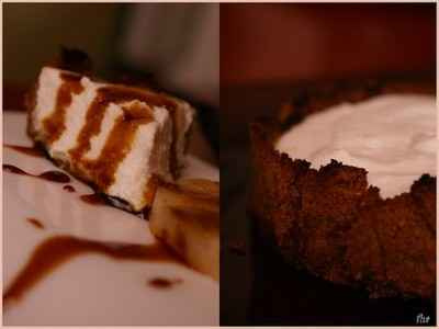 Pineapple Ginger refregirator cheesecake et ses tranches d'ananas marinées