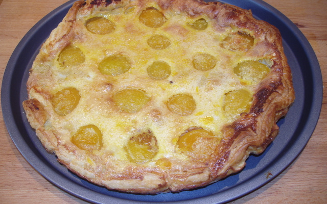 Tarte à l'abricot et à l'amande